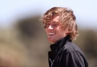 Andrey Rublev at the 2022 Monte-Carlo Masters.